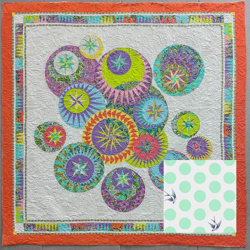 Full Moon Forest Dream Flight Quilt Kit || Tula Pink and Be Colourful || QFTH Exclusive Quilt Kit