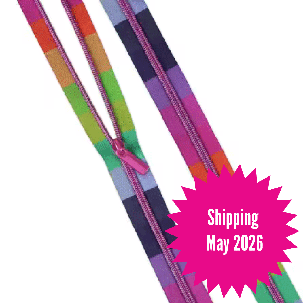 Sallie Tomato + Tula Pink Zippers - 3 Yard Zipper Tape || Floral Reef Smooth Sailing