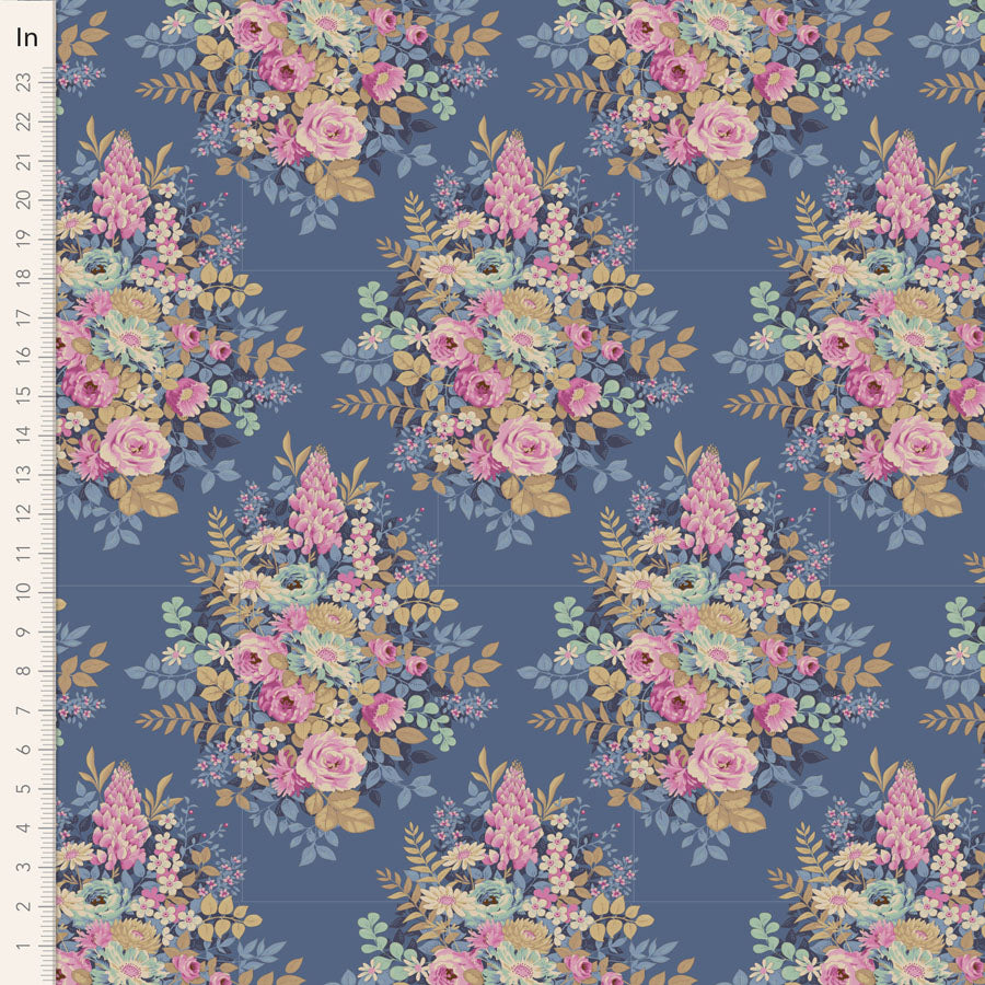 Chic Escape by Tilda - Whimsy Flower Blue
