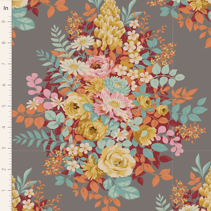 Chic Escape by Tilda - Whimsy Flower Grey