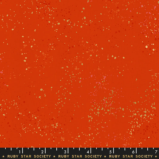 Speckled Metallic Warm Red -- Ruby Star Society
