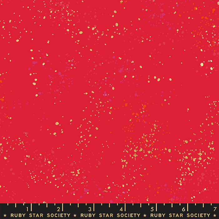 Speckled Metallic Scarlet - New 2021 Colour - Ruby Star Society