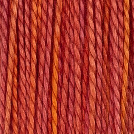 House of Embroidery + Sue Spargo Hand Dyed Threads -Flame 43C
