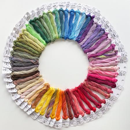 House of Embroidery + Sue Spargo Hand Dyed Threads - Full Original Collection  - 8 Weight