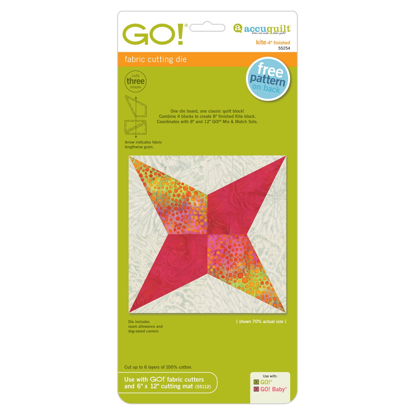 GO! Kite-4" Finished Die