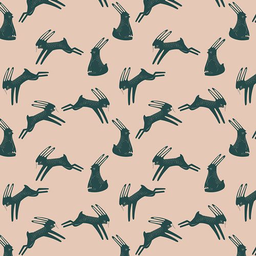 Campsite Fabric - Hoping Hare
