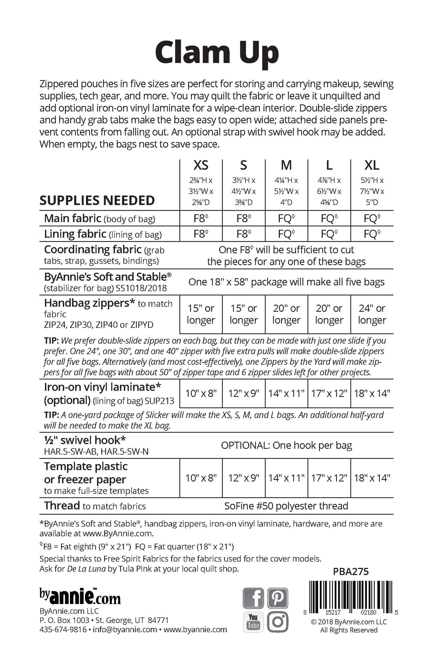 Clam Up - Bag Pattern - By Annie