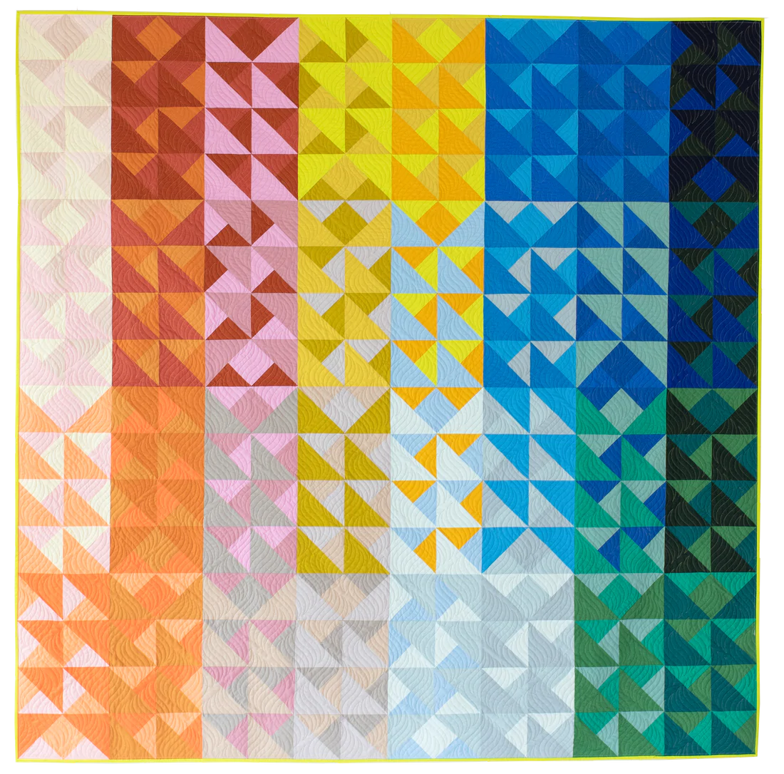Color Chaos Quilt Pattern - Then Came June