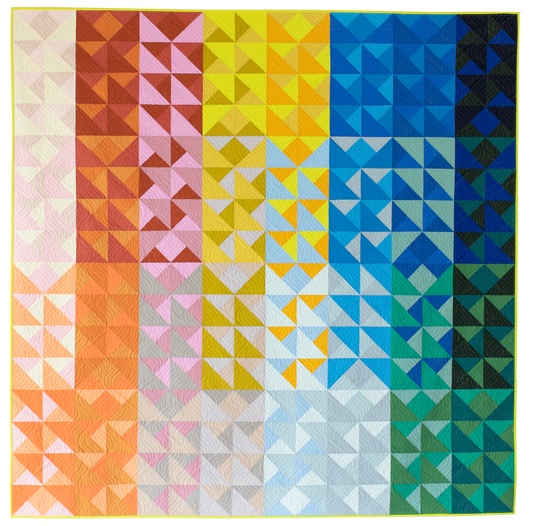 Color Chaos Quilt Pattern - Then Came June