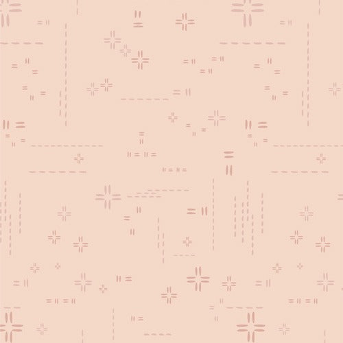 Pink Powder Decostitch Elements - Art Gallery Fabrics