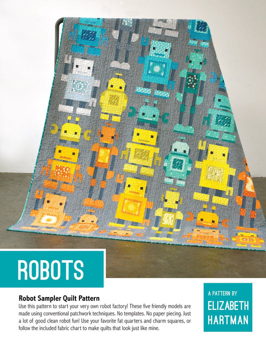 Robots Quilt Pattern - Elizabeth Hartman