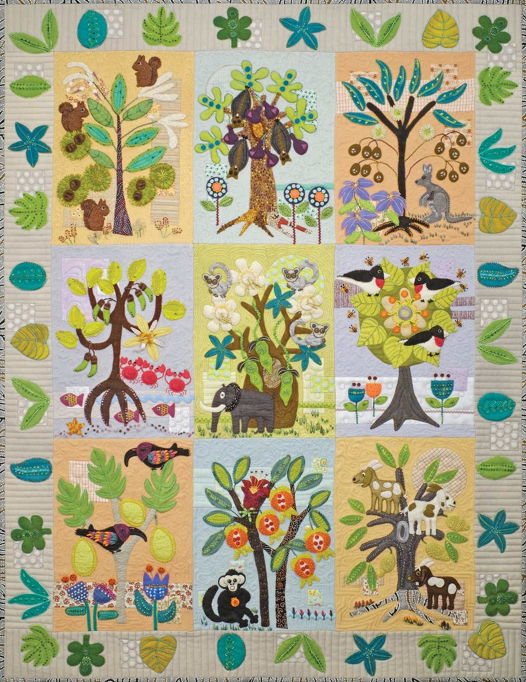Forest For the Trees Book - Wool Felt Applique - Sue Spargo