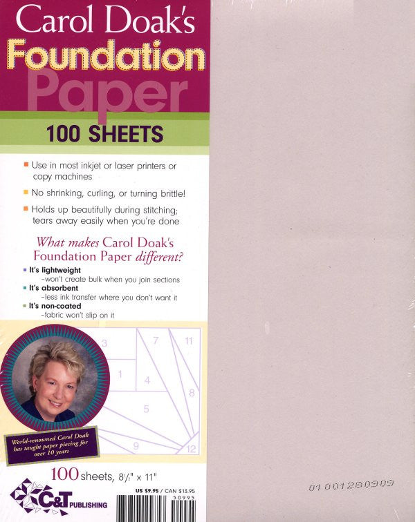 Carol Doak's Foundation Paper