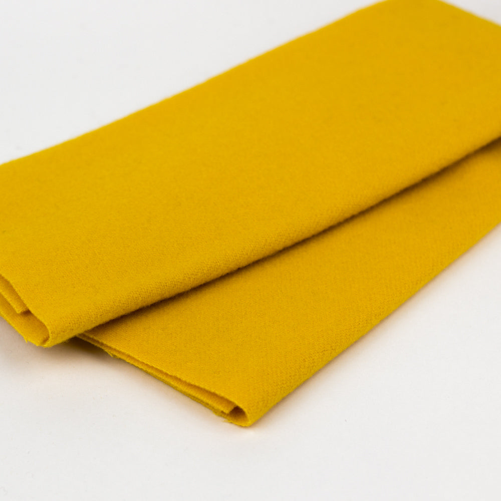 Sue Spargo Wool Fabric - Goldenrod - Fat 1/8th