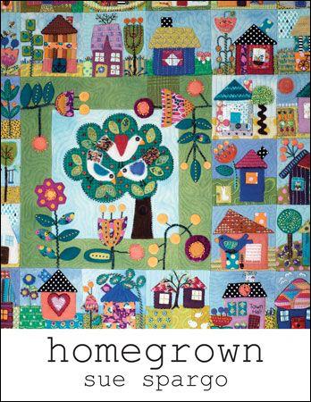 Homegrown Book - Wool Felt Applique - Sue Spargo