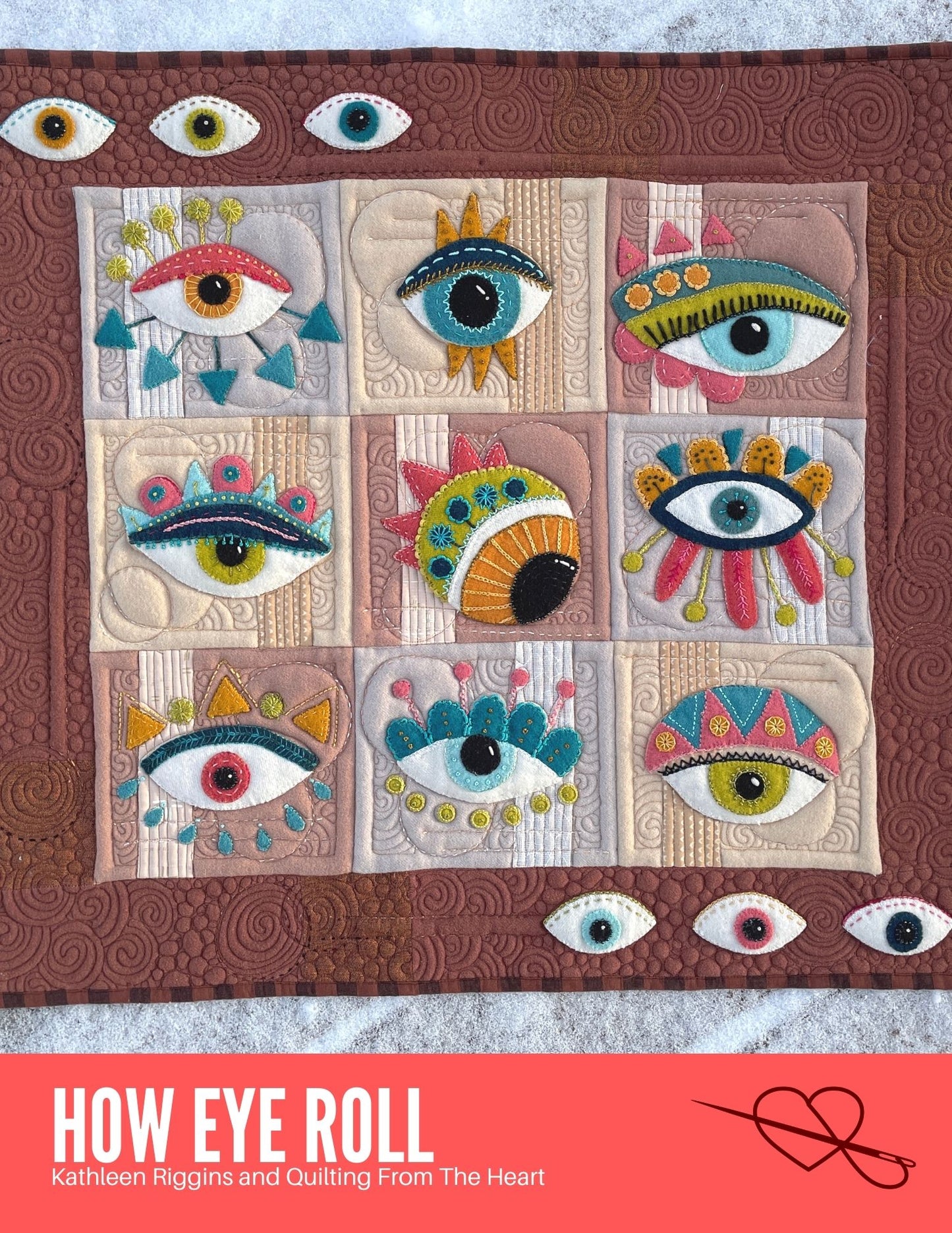How Eye Roll Quilt Book