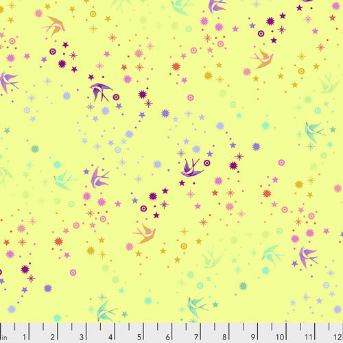 Tula Pink's True Colors Fabric - Fairy Dust Lime