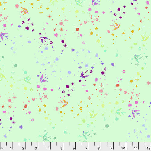 Tula Pink's True Colors Fabric - Fairy Dust Mint