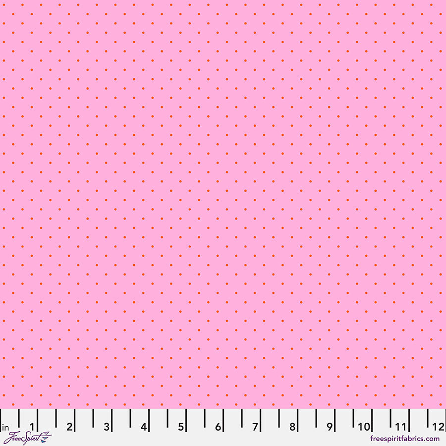 Tula Pink's True Colors Fabric - Tiny Dots - Candy