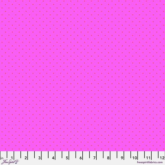 Tula Pink's True Colors Fabric - Tiny Dots - Thistle
