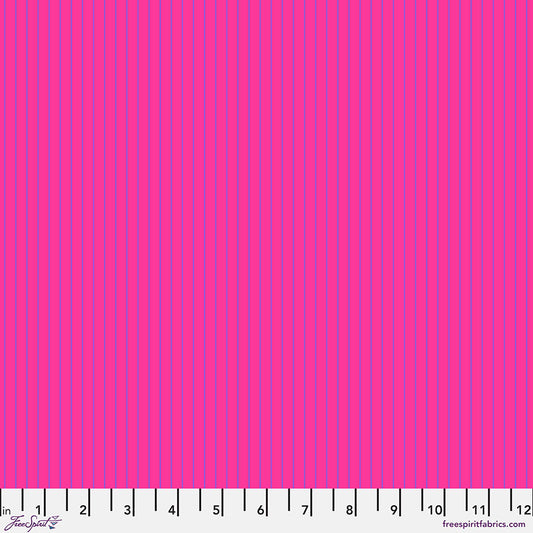 Tula Pink's True Colors Fabric - Tiny Stripe - Mystic