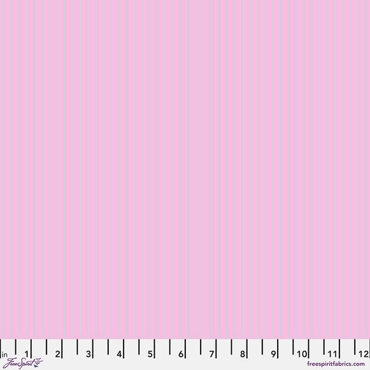 Tula Pink's True Colors Fabric - Tiny Stripe - Petal