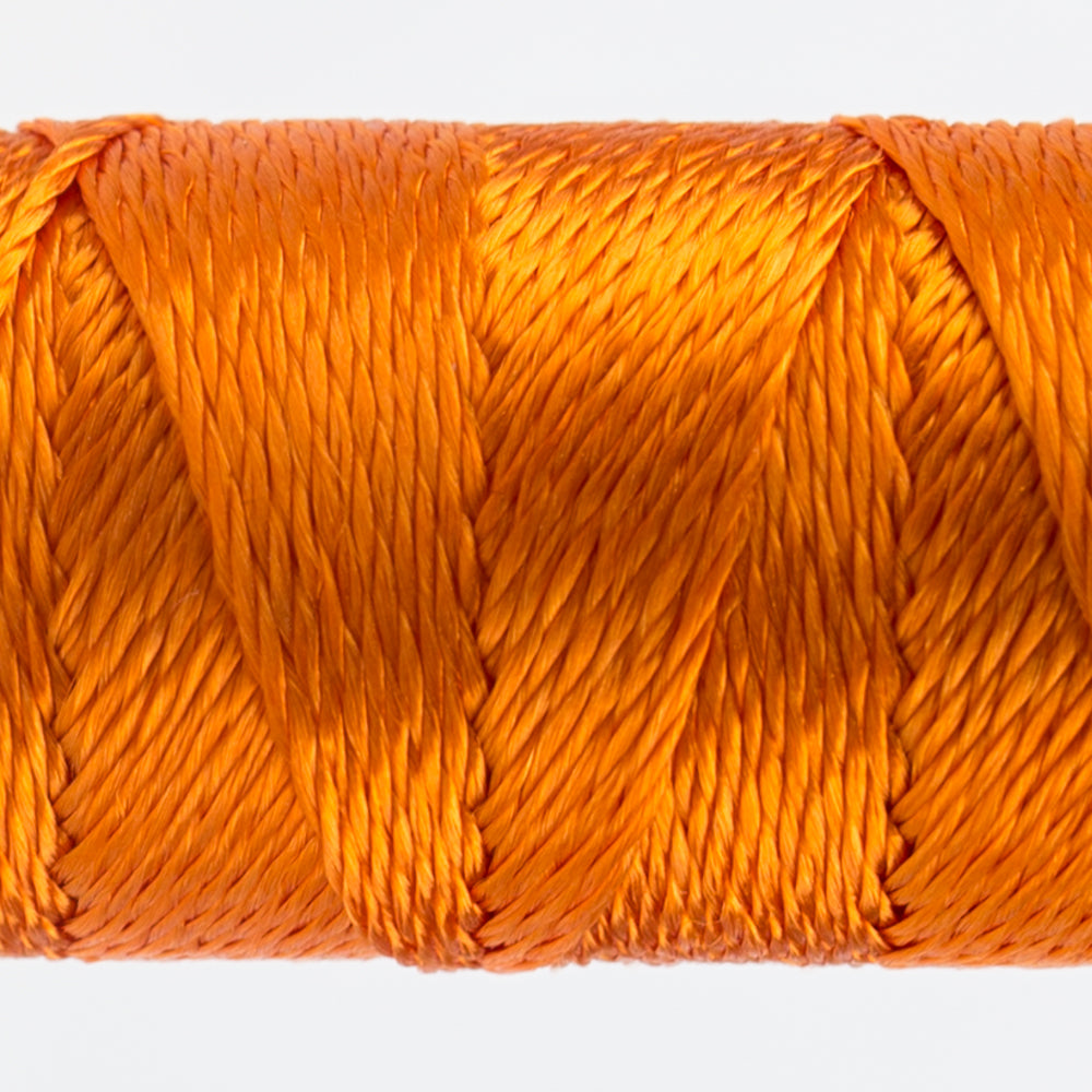 Sue Spargo's Solid Razzle Thread - 100% Rayon Thread - RZ1140 -  Vermillion Orange