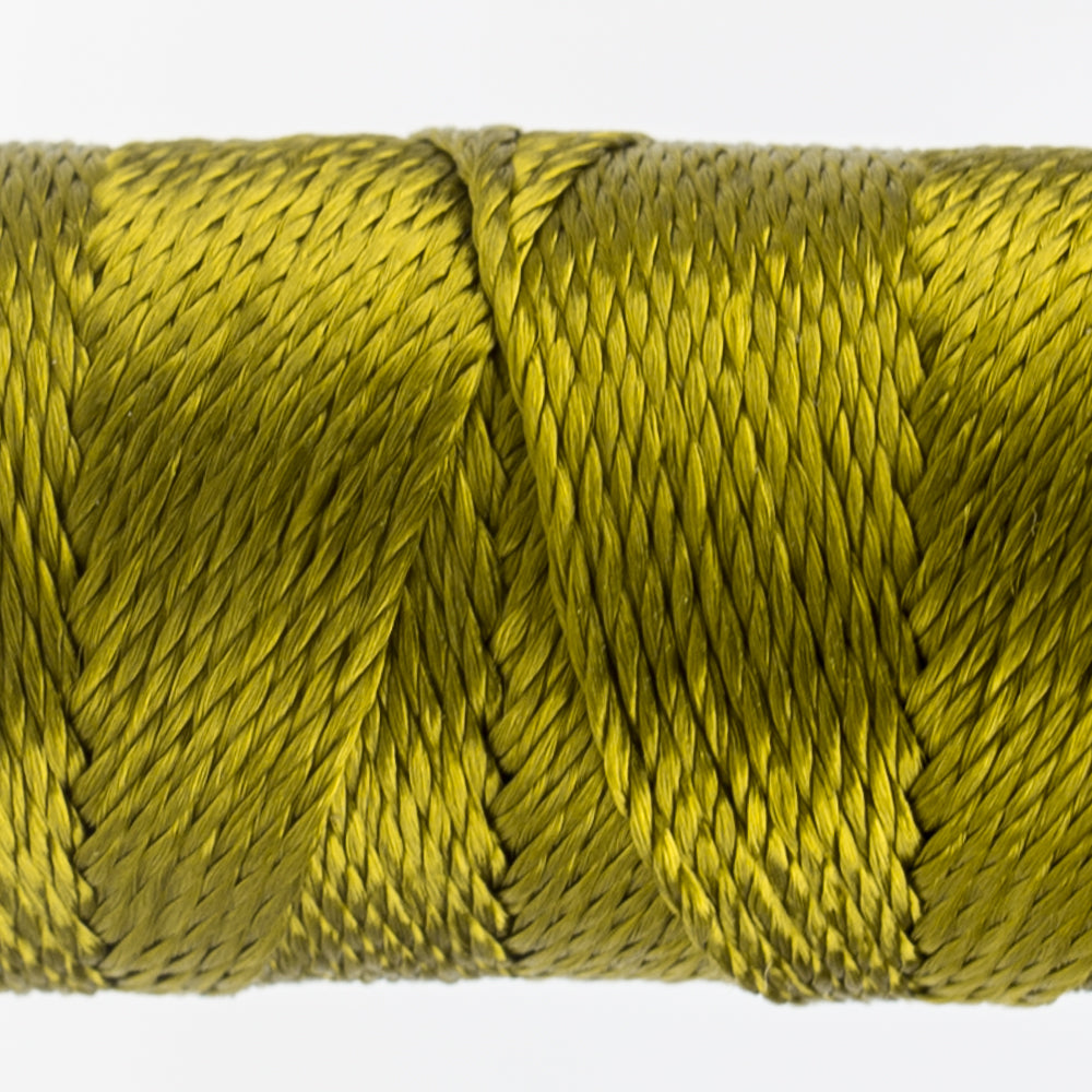 Sue Spargo's Solid Razzle Thread - 100% Rayon Thread - RZ4122 - Ecru Olive