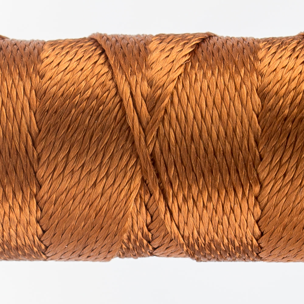 Sue Spargo's Solid Razzle Thread - 100% Rayon Thread - RZ7117- Apricot Orange