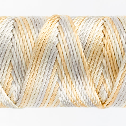 Sue Spargo's Variegated  Razzle Thread - 100% Rayon Thread - RZM18 - Coconut Kiss