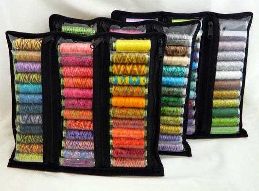 Thread Storage - Clear Six Pocket Thread Storage