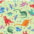 Rainbow Dinos from Michael MIller -Dino Dance Party Green