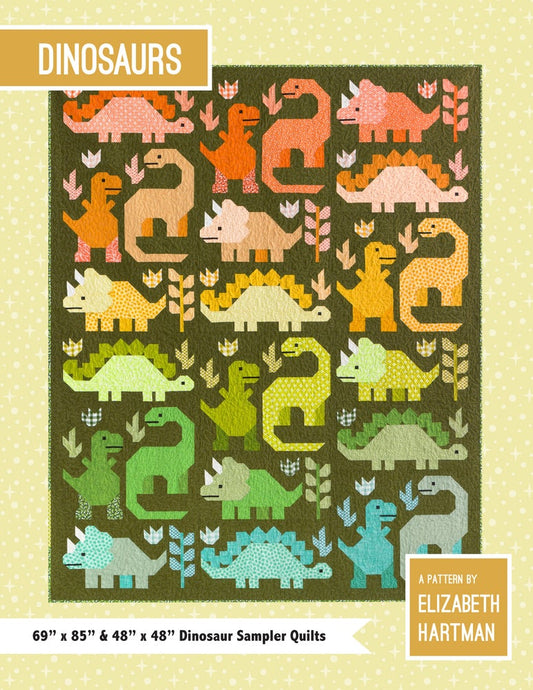 Dinosaurs Quilt Pattern - Elizabeth Hartman