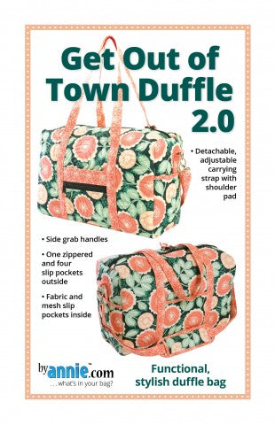 Get out of Town Duffle  - Bag Pattern - By Annie