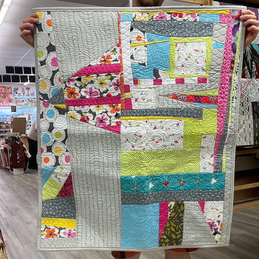 Improv Baby Quilt