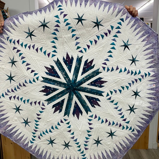 Blue Octagon Quilt