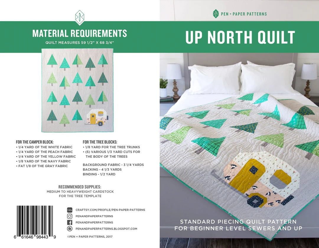 Up North Quilt Pattern - Pen and Paper Patterns